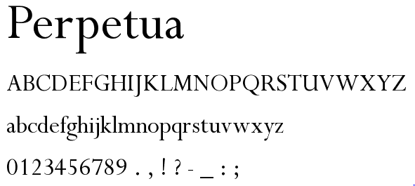 perpetua font free download mac